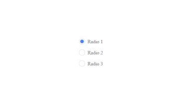 Custom radio buttons pure CSS & HTML