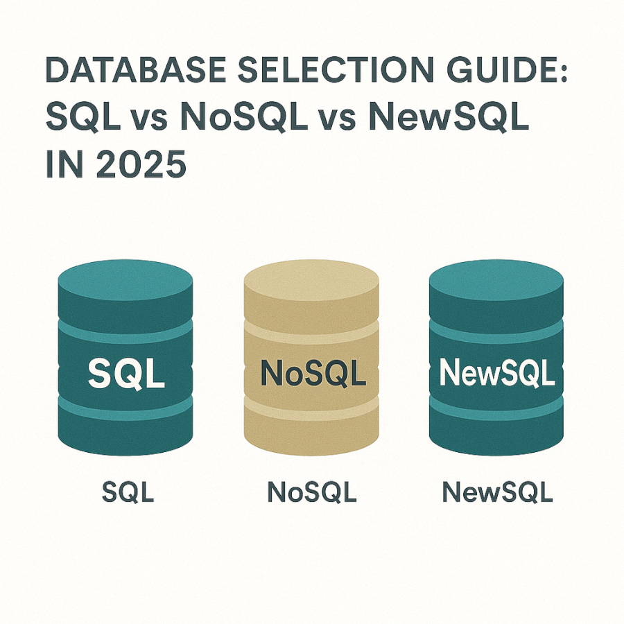 Database Selection Guide: SQL vs NoSQL vs NewSQL in 2025